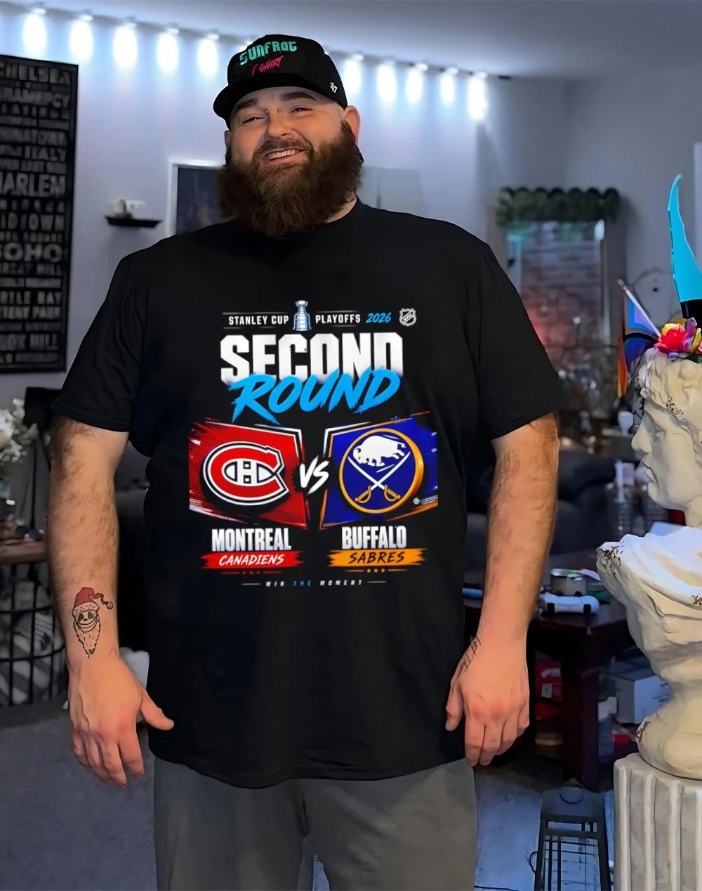 Montreal Canadiens vs Buffalo Sabres 2026 NHL Stanley Cup Playoffs Second Round shirt