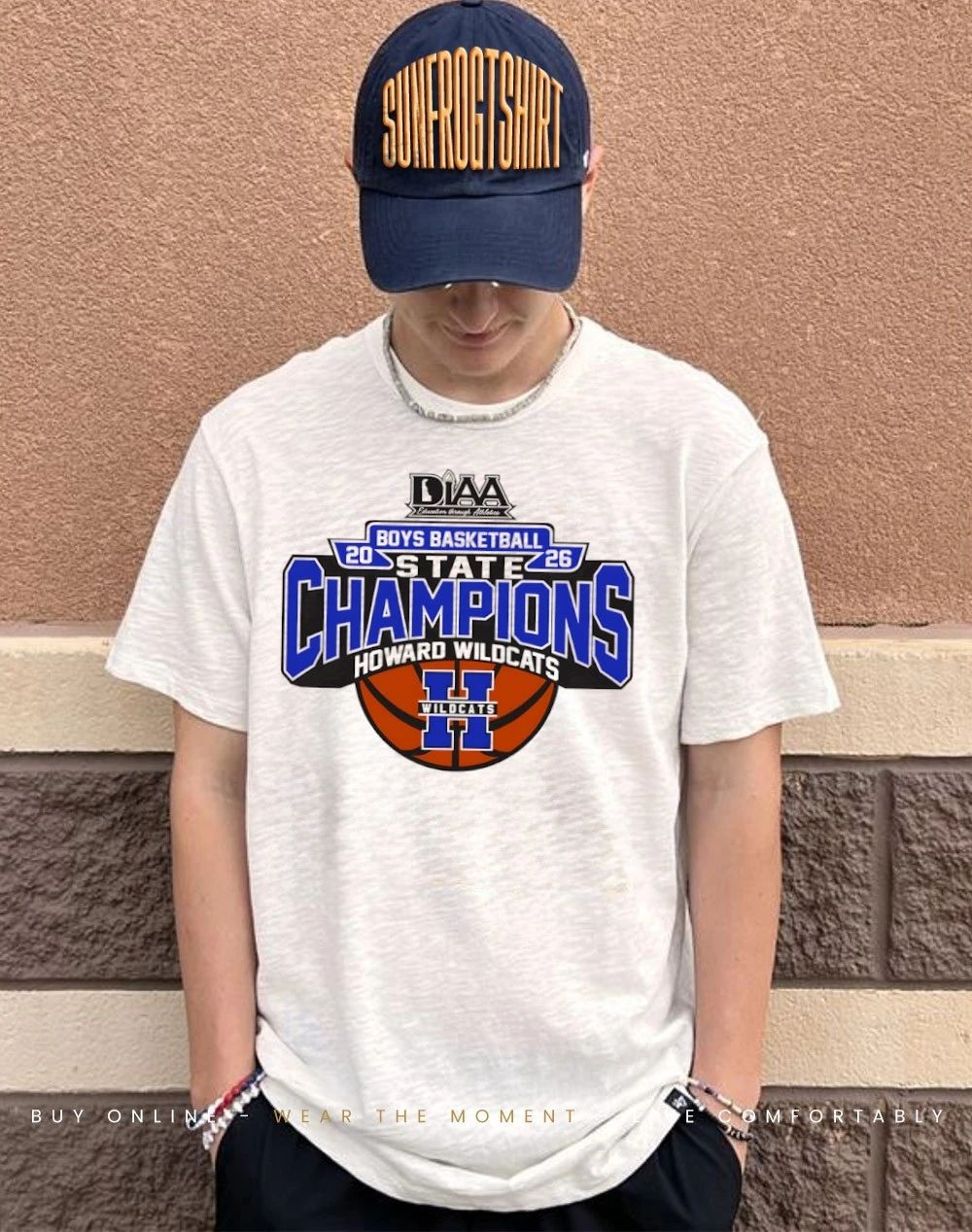 Howard Wildcats DIAA Boys Basketball 2026 Champions shirt