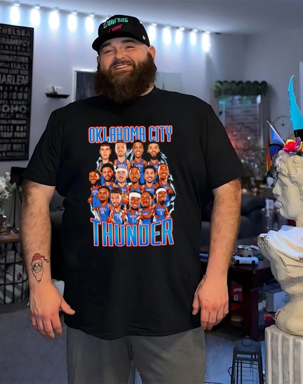Oklahoma City Thunder 2026 Playoffs Caricatures shirt