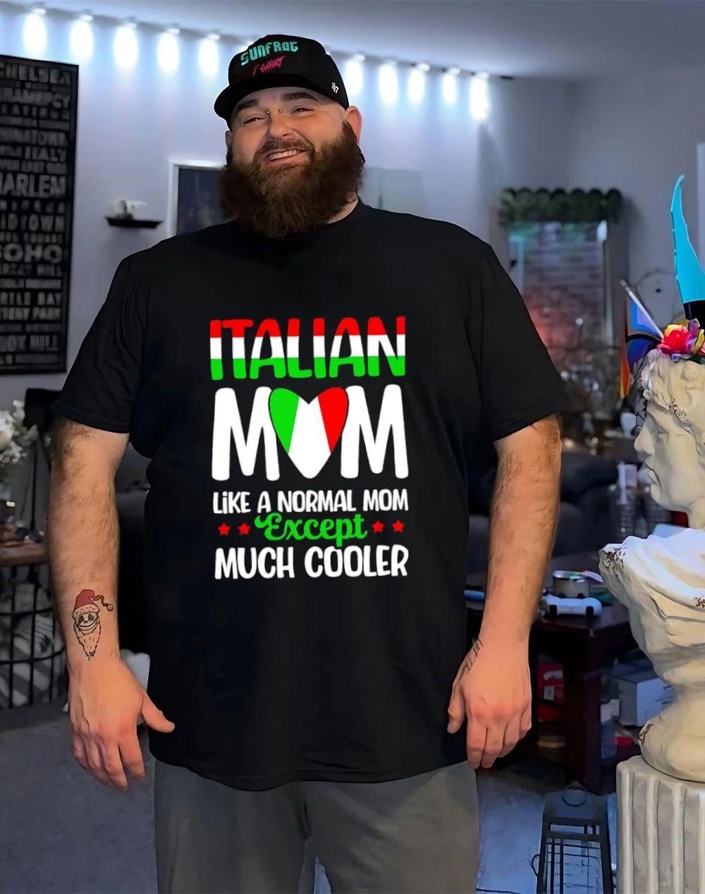 Italian Moms like a normal mom except much cooler shirt
