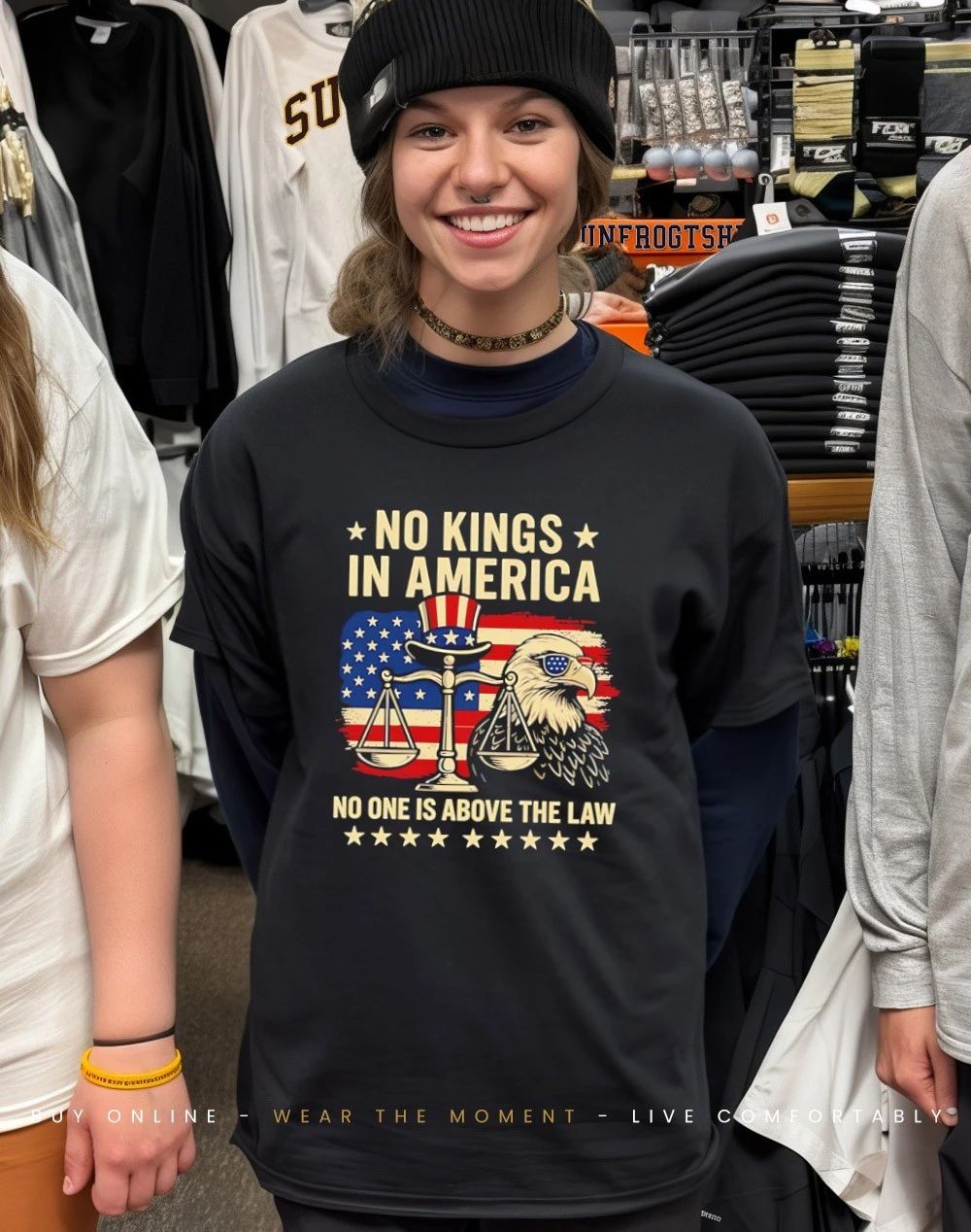 No kings in America no one is above the law shirt