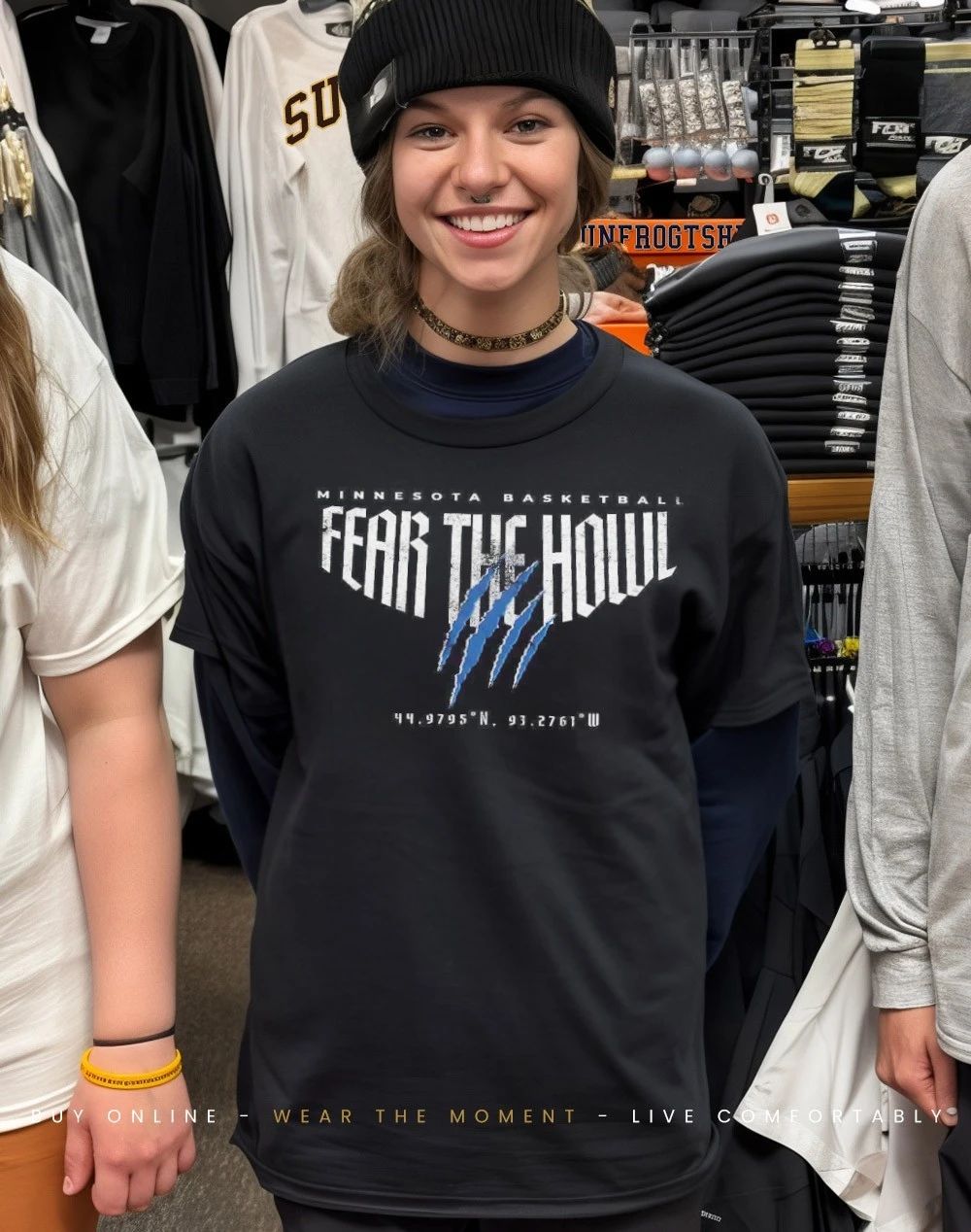 Minnesota Timberwolves Fear the Howl 2026 NBA Playoffs front and back shirt