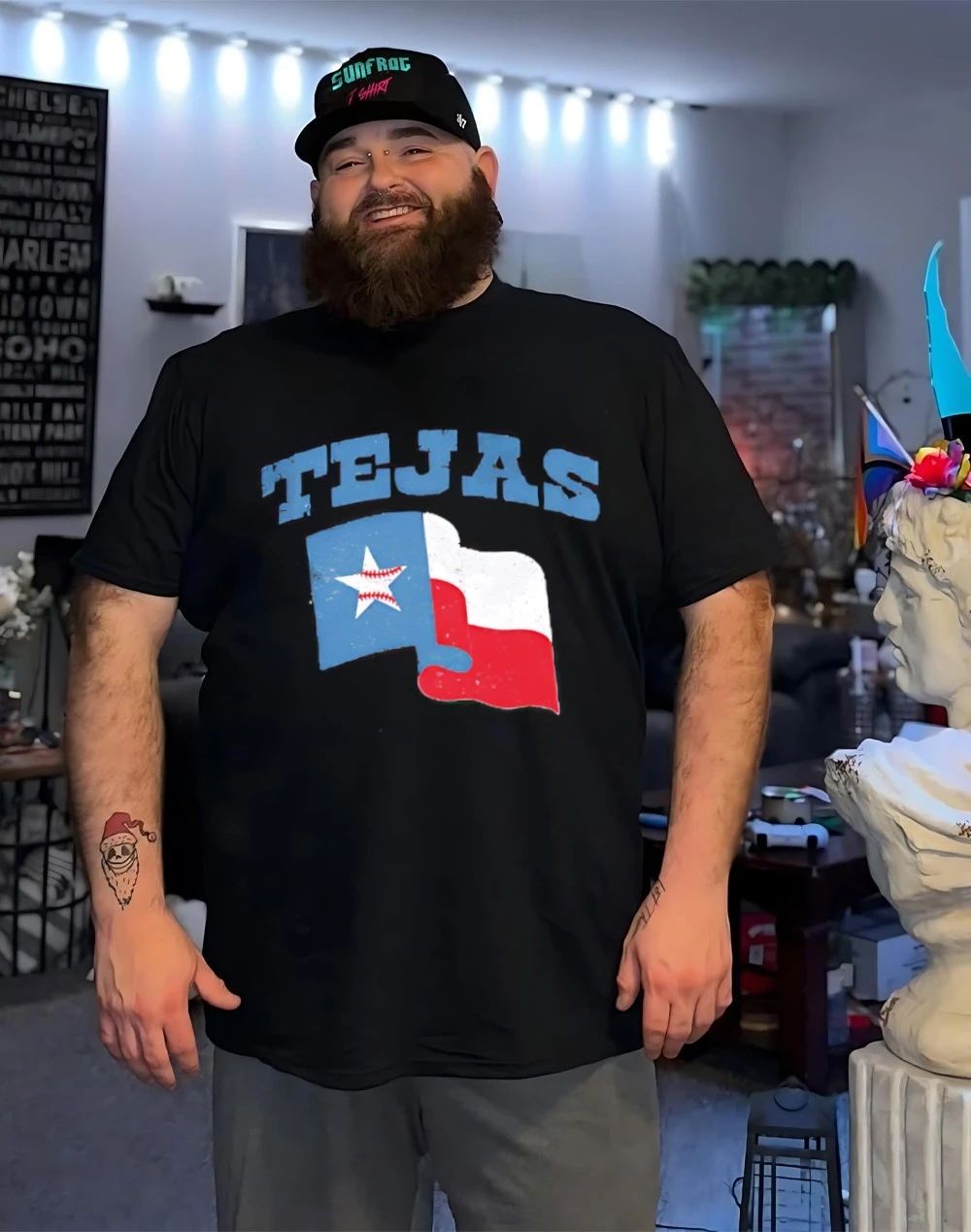 Tejas flag 2026 graphic shirt