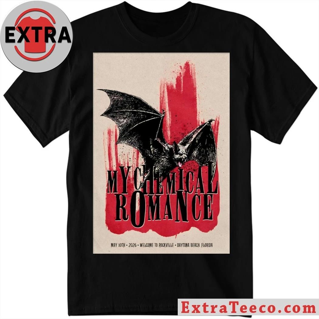 My Chemical Romance 5 10 2026 Daytona Beach FL Poster Shirt