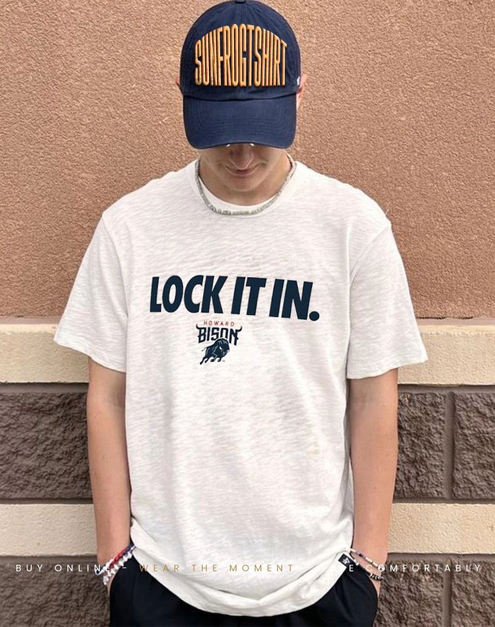 Howard Basketball Lock It In logo shirt