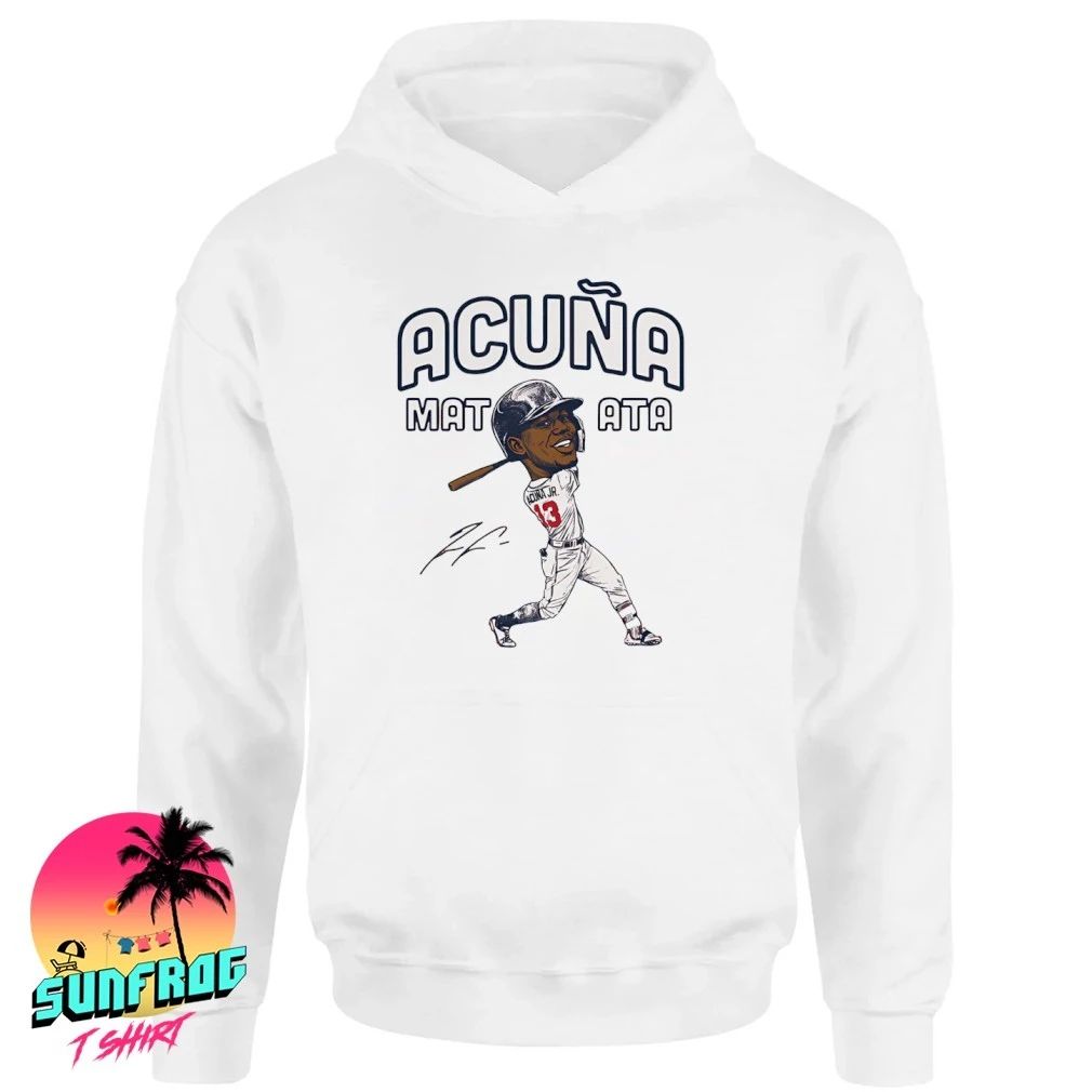 Ronald Acuña Atlanta Braves Acuna Matata caricature shirt