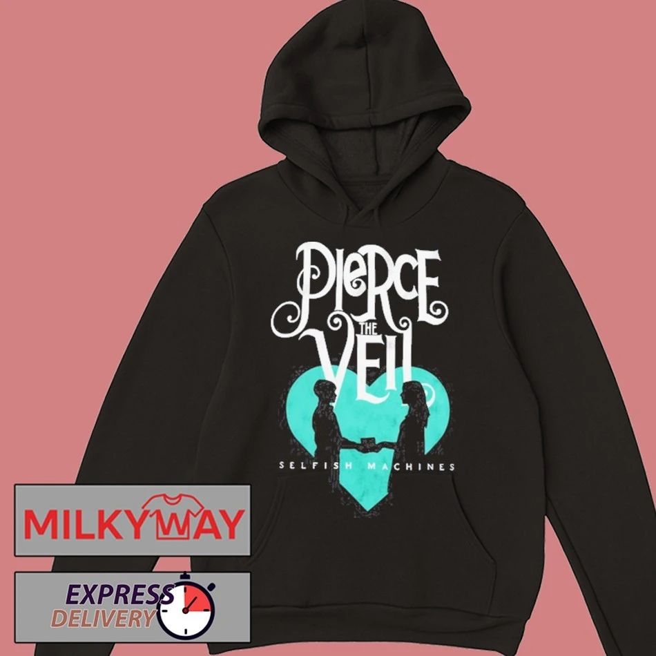 Pierce The Veil Selfish Machines Logo Heart Stack shirt