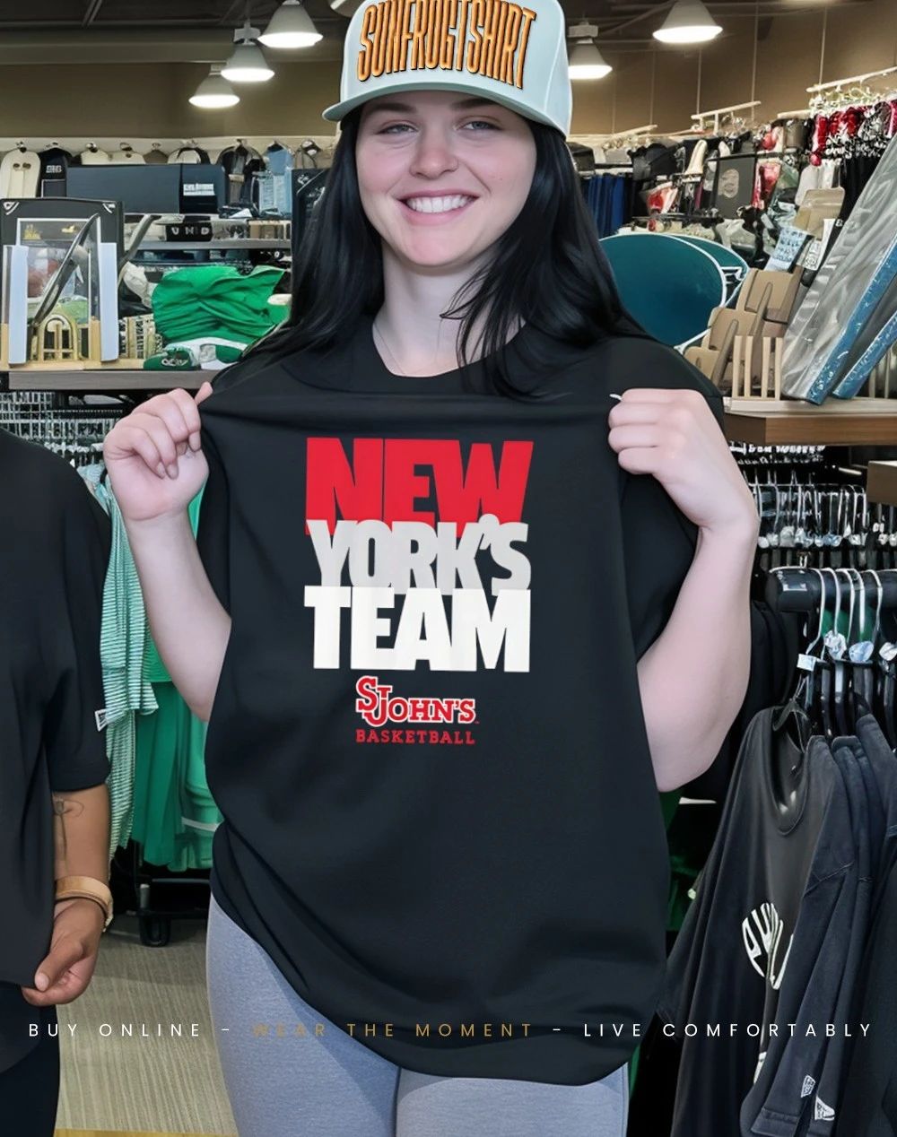 St. John’s Basketballl New York’s Team Text Stack shirt