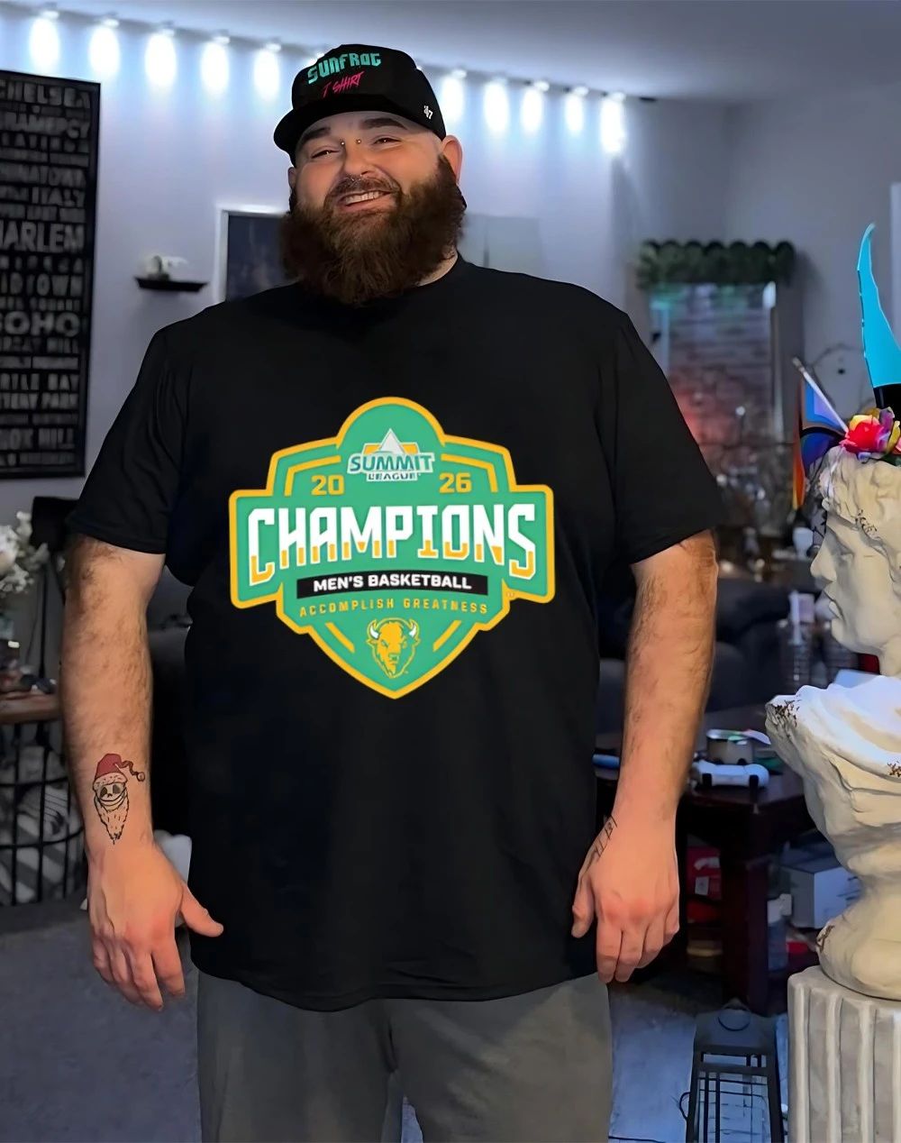 NDSU Bison Basketball Summit League Champions 2026 shirt
