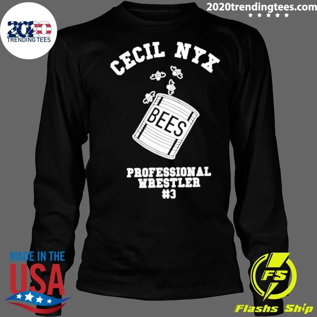 Cecil Nyx Bees Professional Wrestler Shirt
