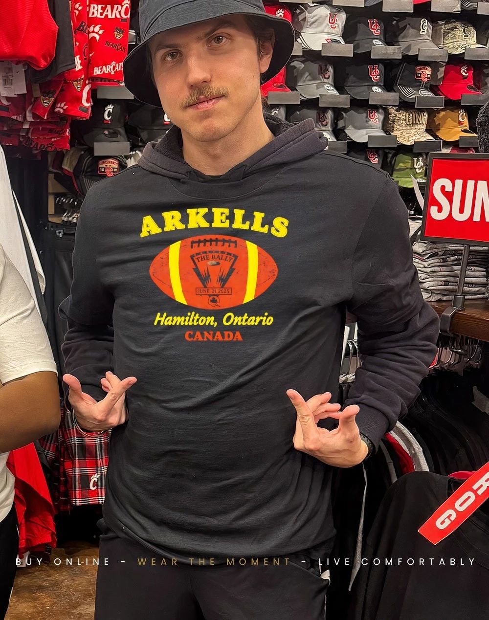 Arkells The Rally Football Event Hamilton Ontario Canada shirt