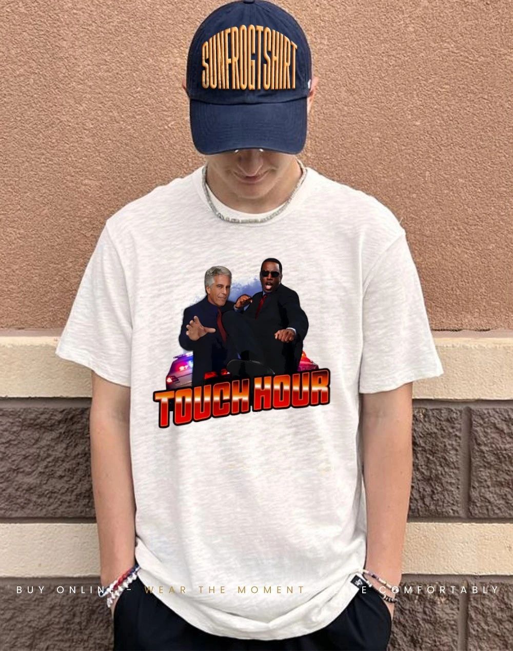 Touch Hour Epstein Diddy graphic shirt