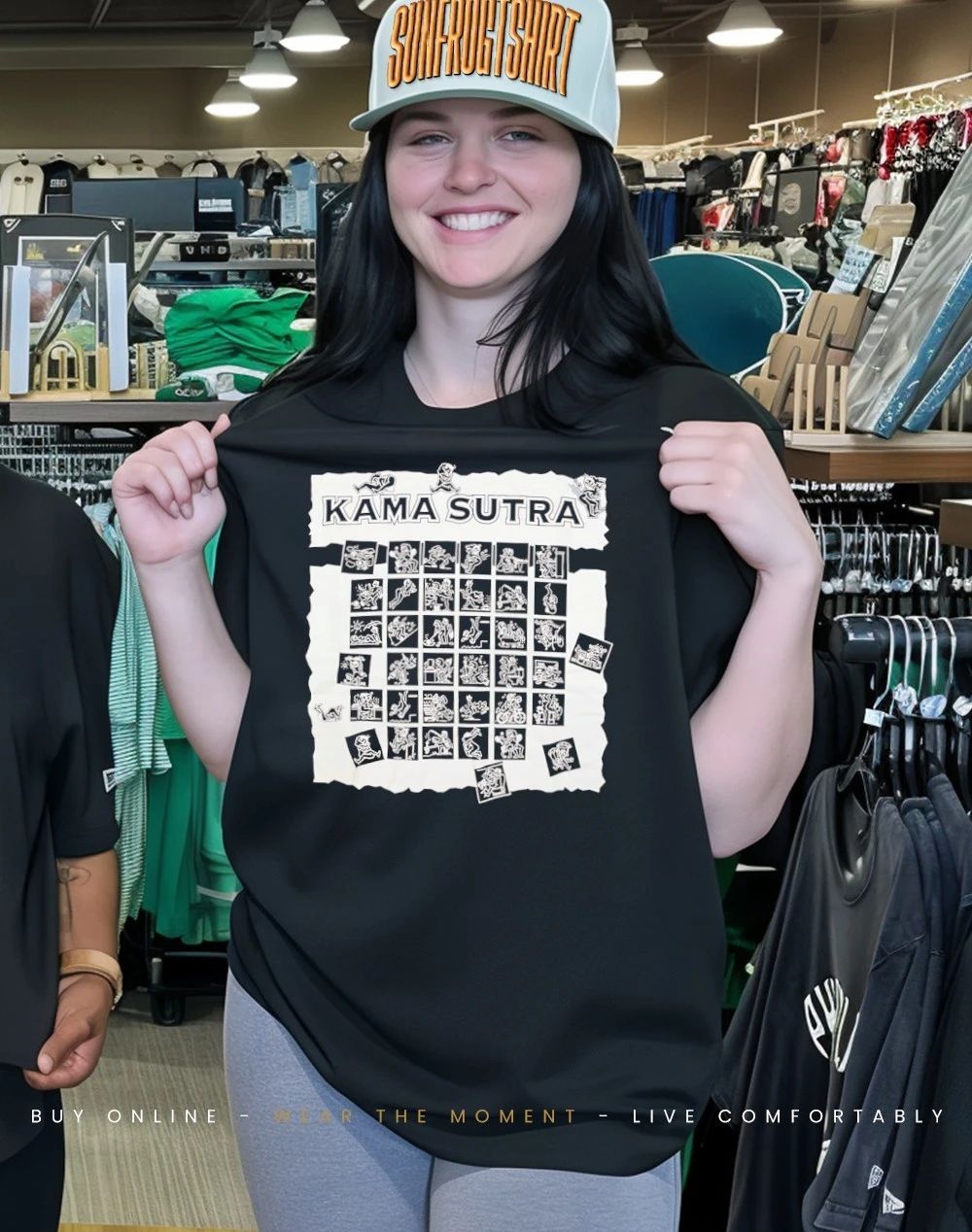 Kama Sutra sex positions graphic shirt