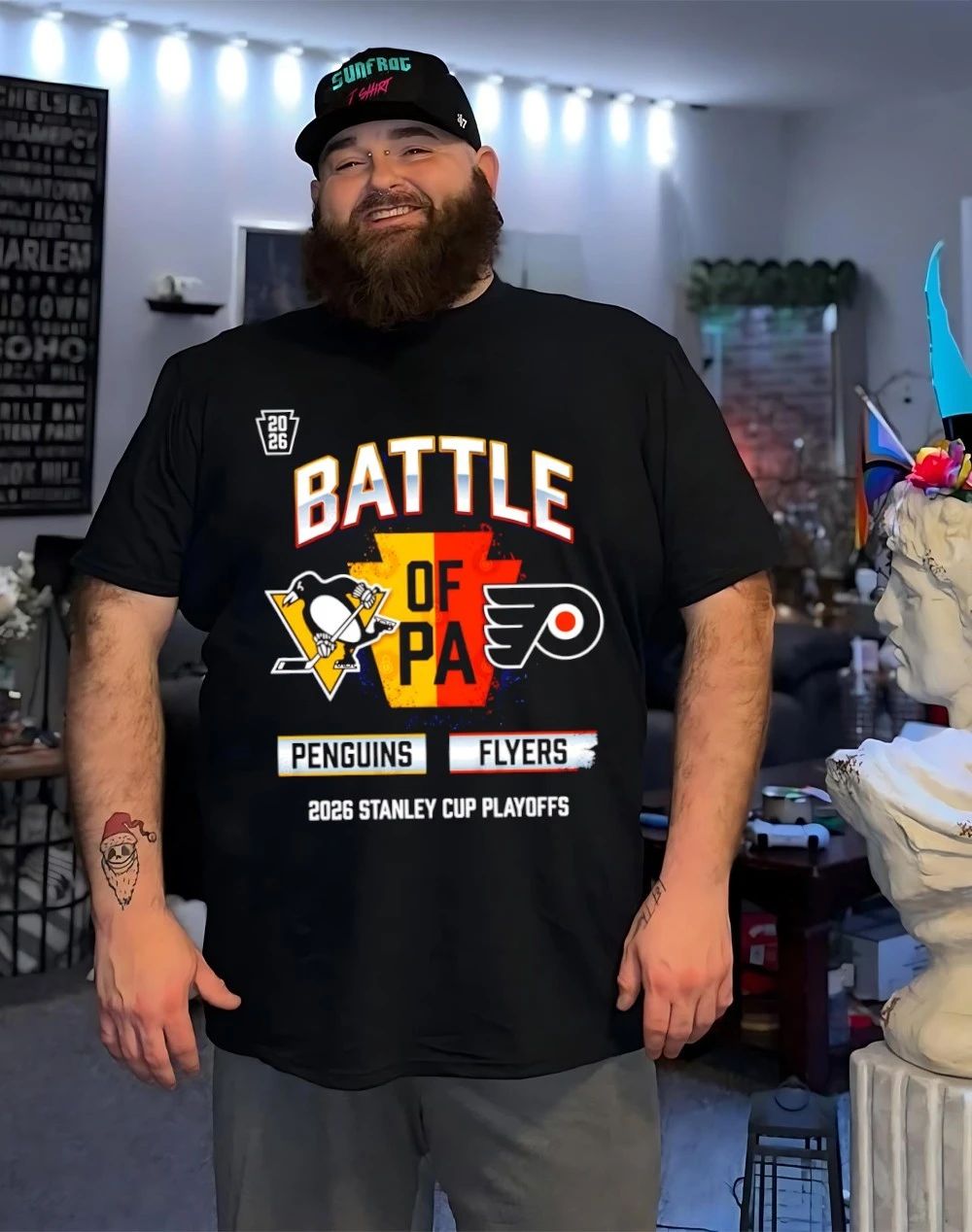Philadelphia Flyers vs Pittsburgh Penguins 2026 Stanley Cup Playoffs Battle shirt
