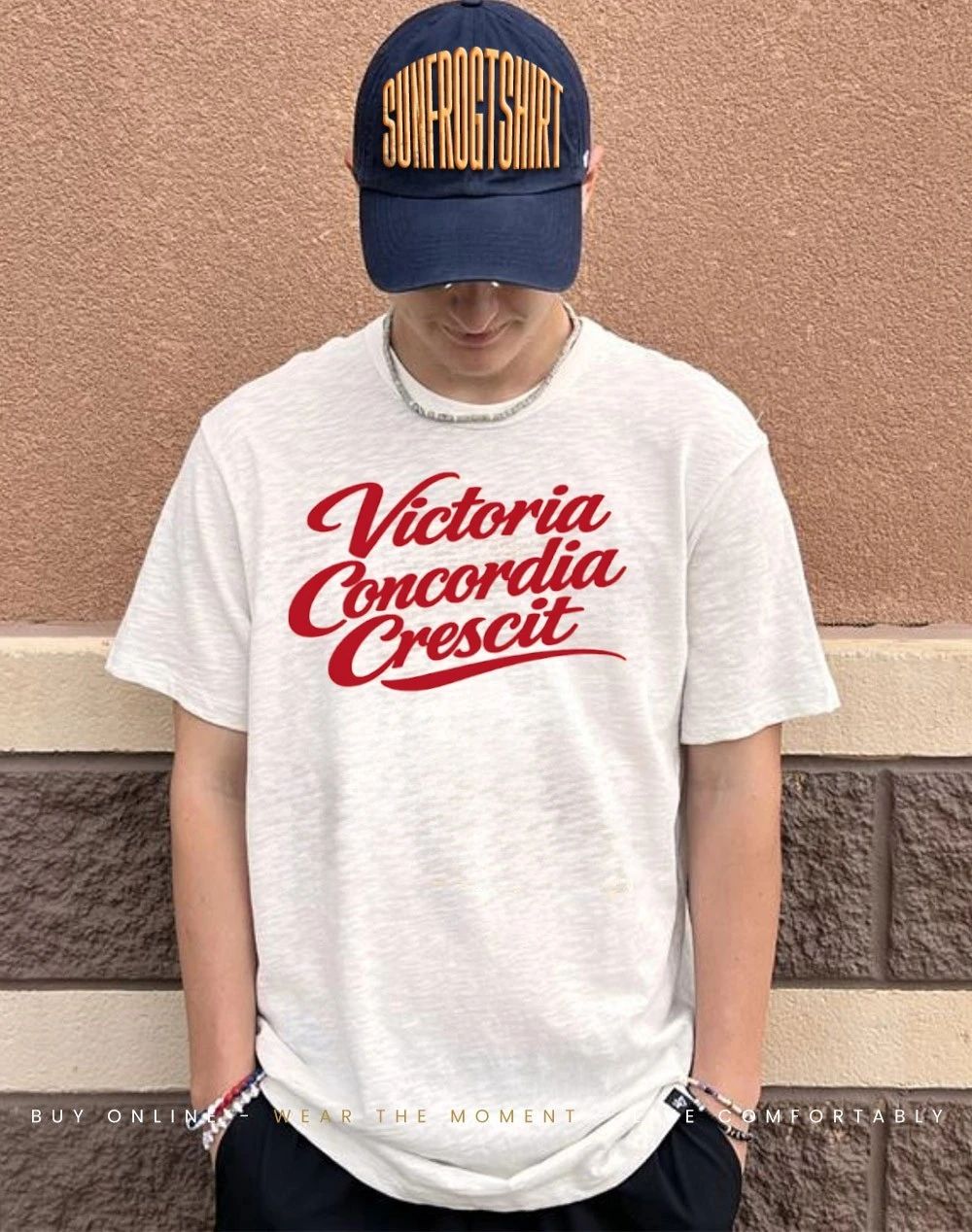 Arsenal Victoria Concordia Crescit Latin Motto shirt