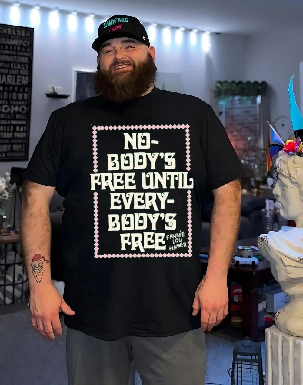 Fannie Lou Hamer nobody’s free until everybody’s free shirt