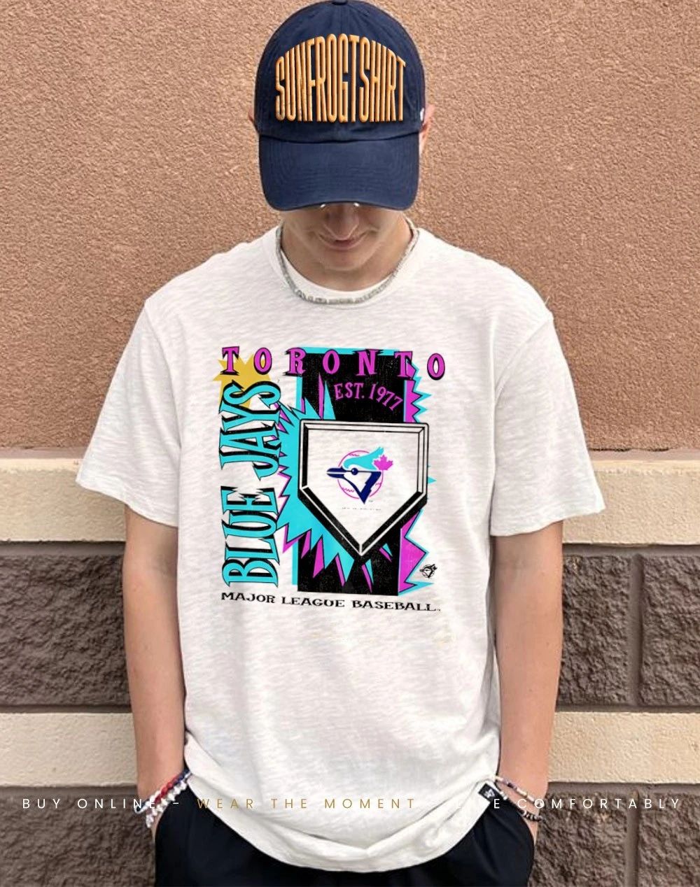 Toronto Blue Jays MLB Cooperstown Neon Field Shock shirt