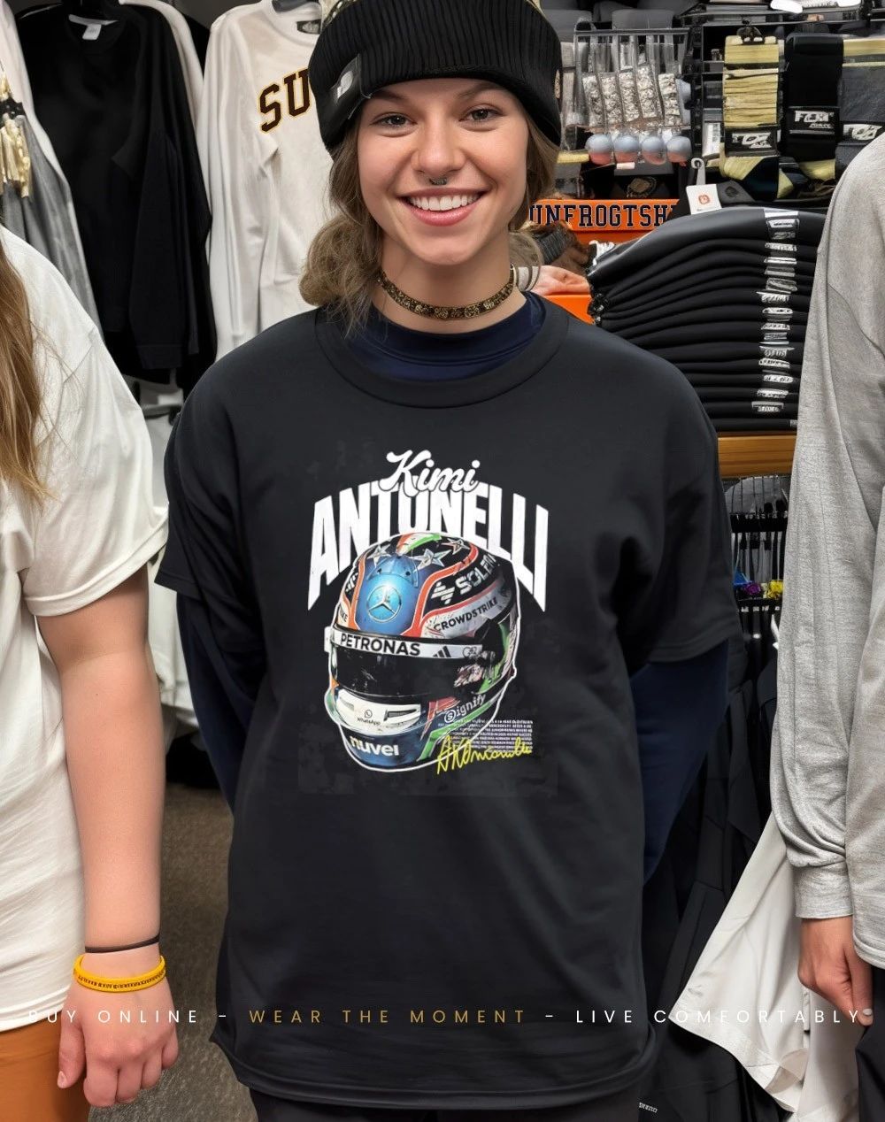 Kimi Helmet racing signature helmet vintage shirt