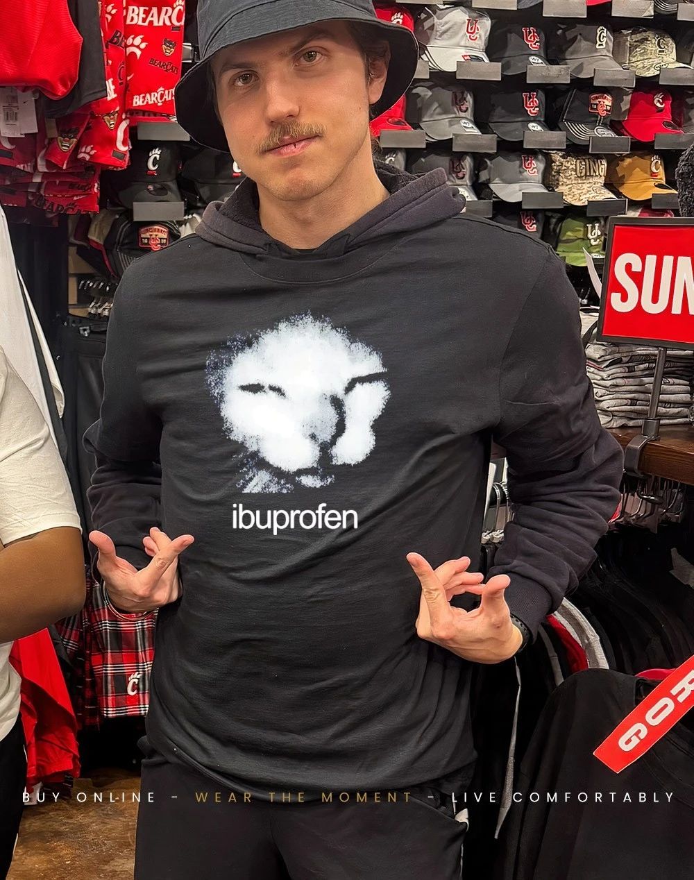 Ibuprofen cat meme shirt