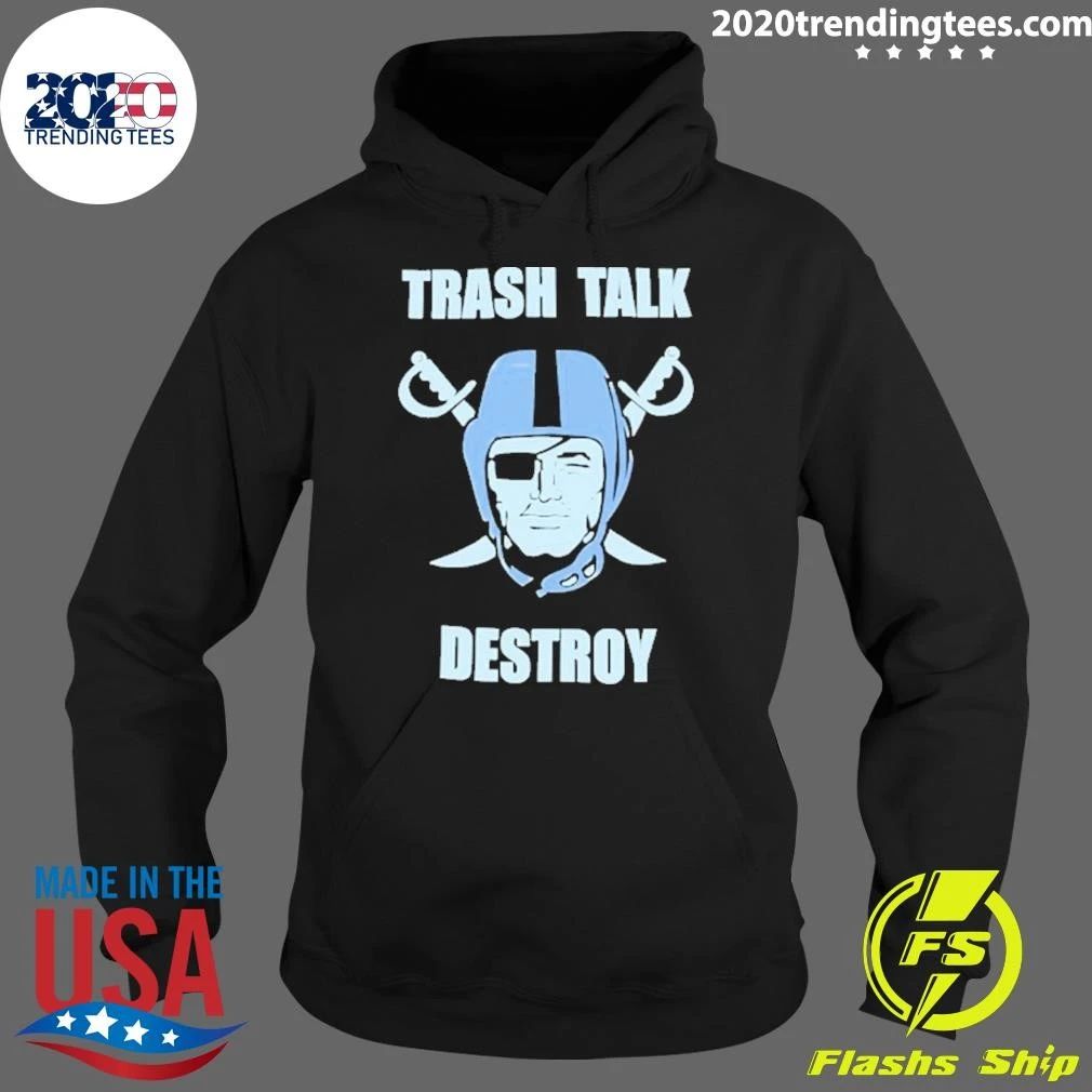 Las Vehas Raiders Trash Tall Destroy Football Shirt