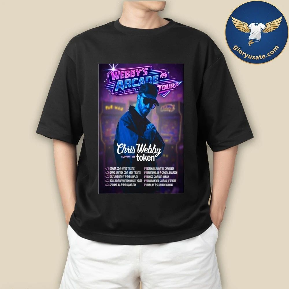 Chris Webby The Webby’s Arcade Tour 2026 Poster Shirt