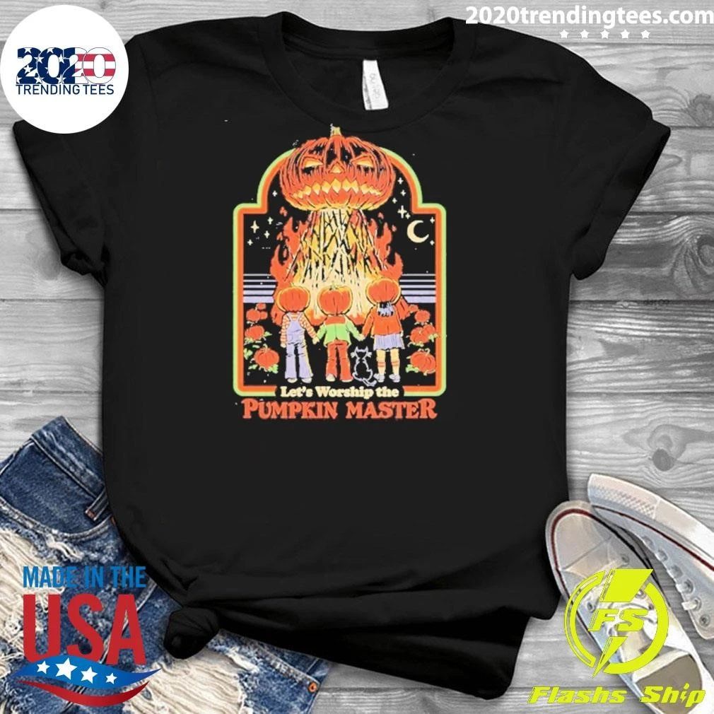 Let’s Worship The Pumpkin Master Halloween Shirt