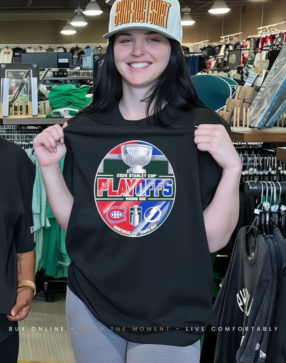 Tampa Bay Lightning vs Canadiens 2026 Playoffs Round 1 Match-up shirt