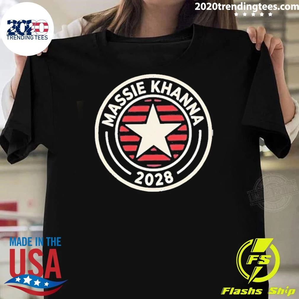 Massie Khanna 2028 Retro Campaign Shirt