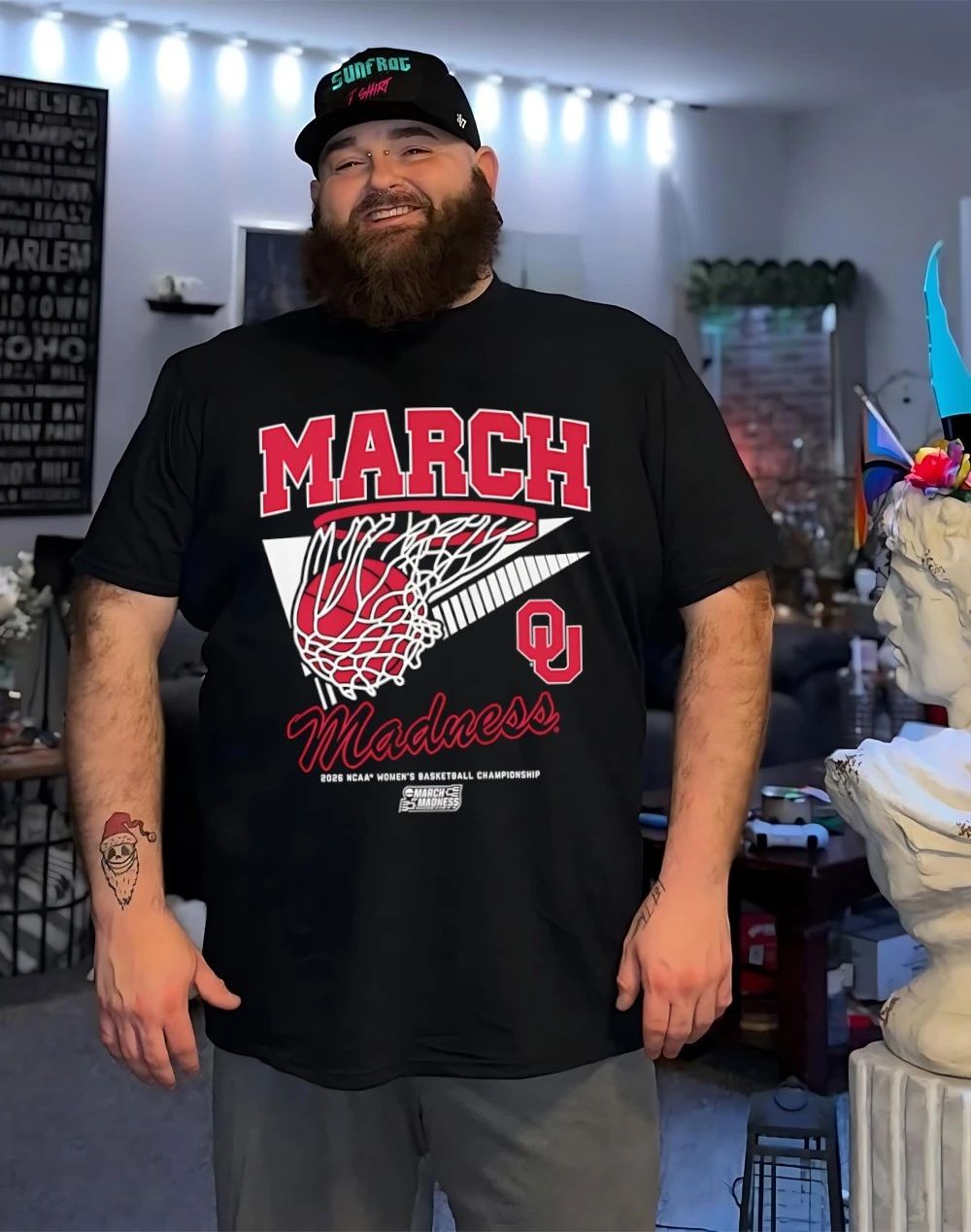 Oklahoma Sooners WBB 2026 March Madness Retro Swish shirt