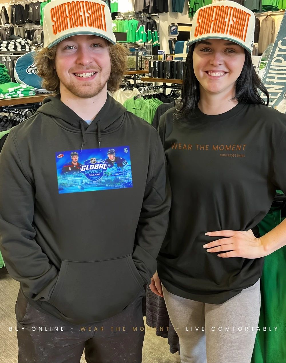 2026 NHL Global Series Finland Carolina Hurricanes vs Seattle Kraken shirt