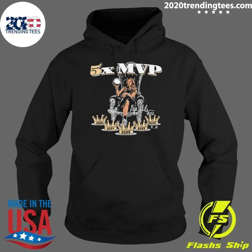 A’ja Wilson 5x MVP Shirt