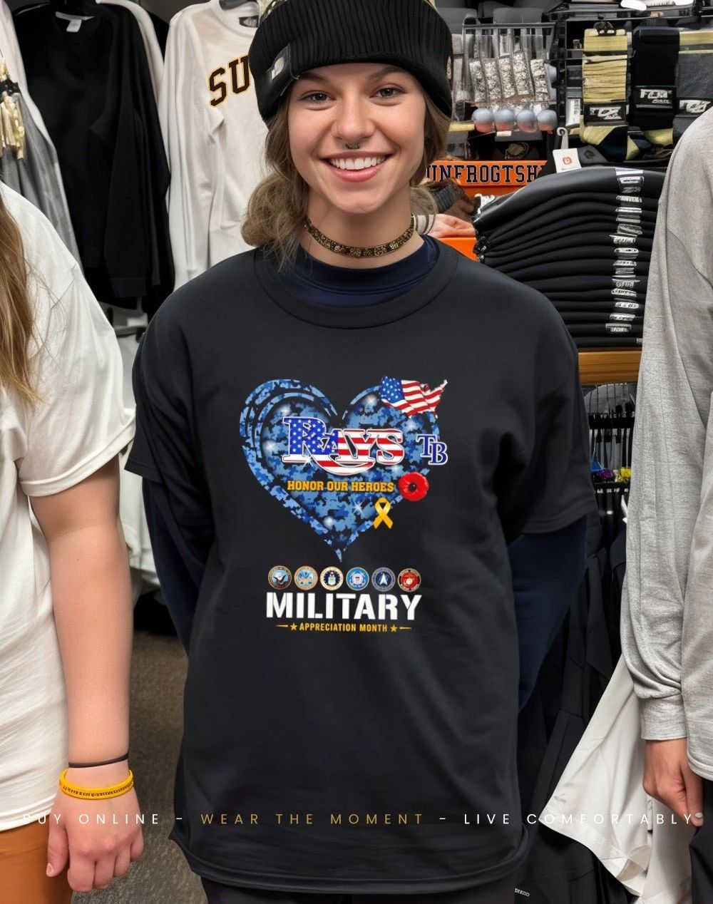 Tampa Bay Rays Honor Our Heroes Military Appreciation Month shirt