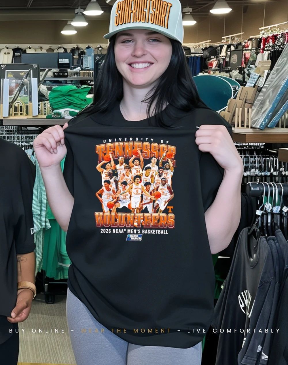 Tennessee Men’s Basketball NCAA March Madness 2026 Team Collage shirt
