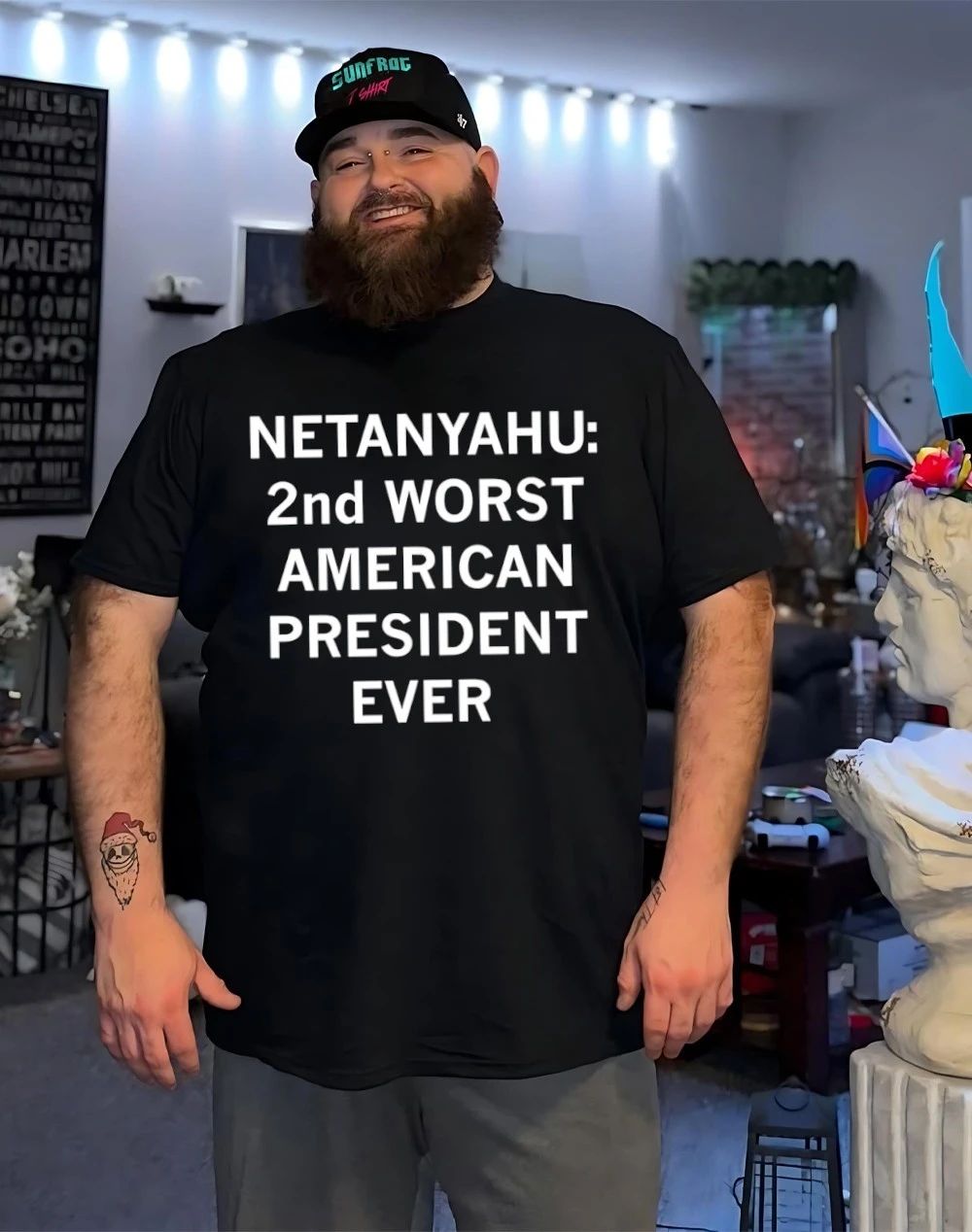 Netanyahu 2nd Worst American President Ever Trump shirt