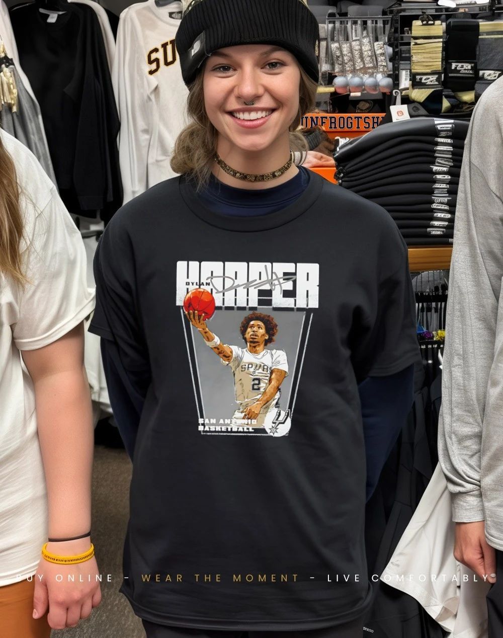 Dylan Harper San Antonio Spurs Premiere signature shirt