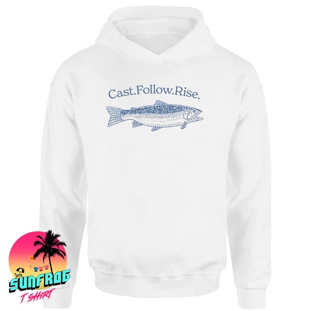 Cast Follow Rise Navy Fish shirt