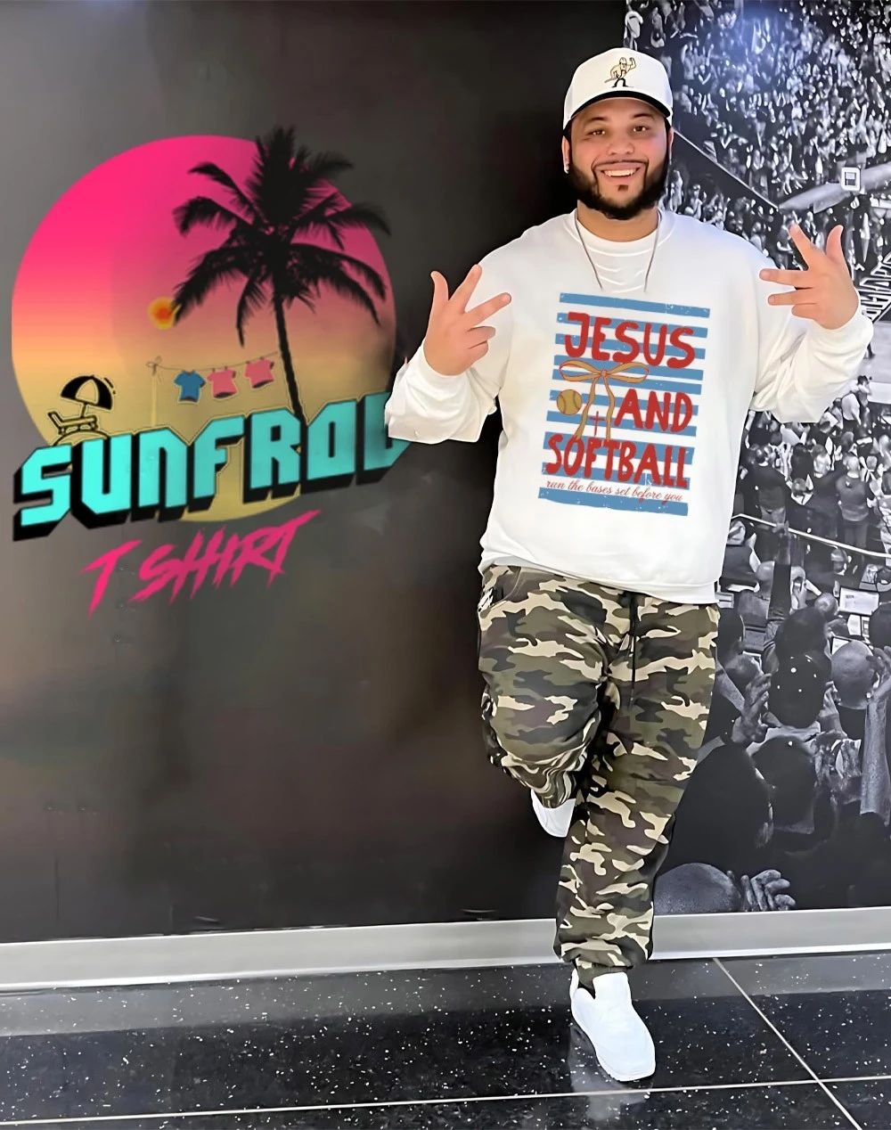 Jesus and softball run the bases set before you shirt