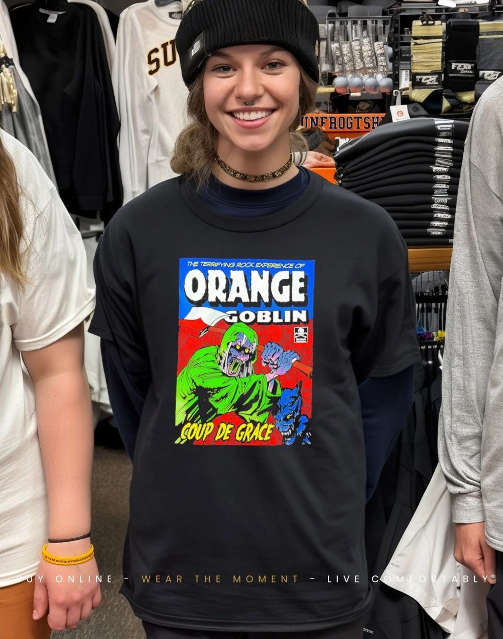 The terrifying rock experience of Orange Goblin coup de grace shirt