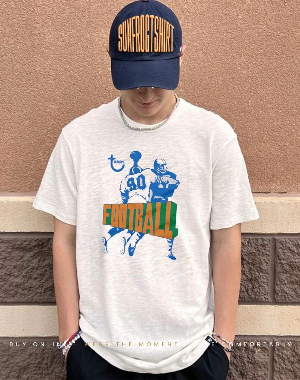 Topps Football Tackle graphic shirt