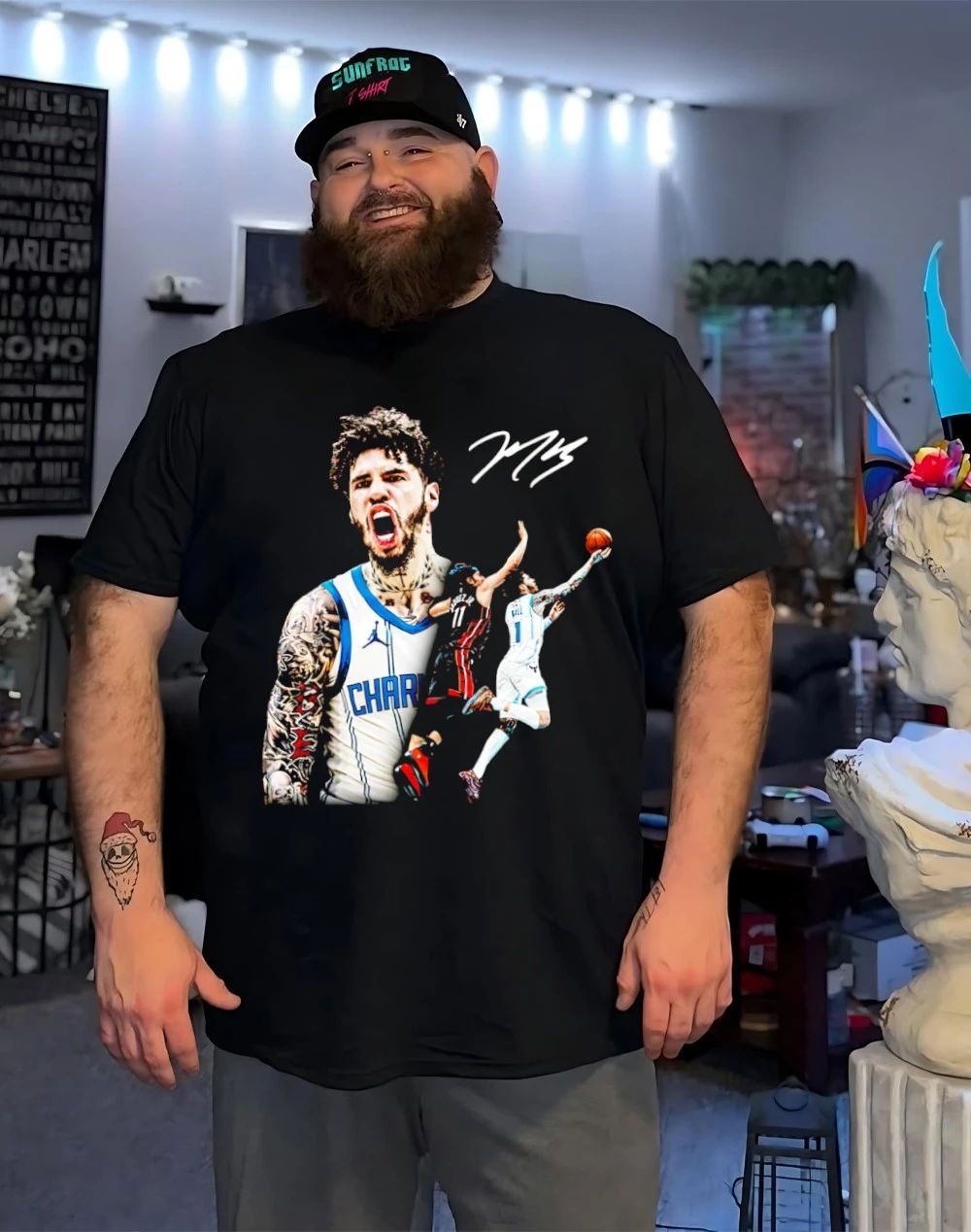 Lamelo Ball Charlotte Hornets Game signature player collage 2026 shirt