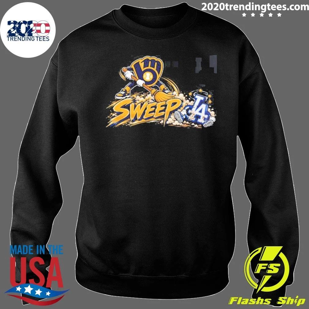 Milwaukee Brewers Sweep Los Angeles Dodgers 4-0 2026 NL Champions Shirt