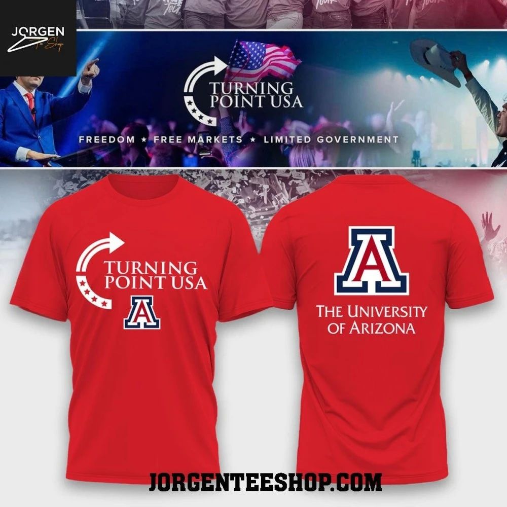 Arizona Wildcats Charlie Kirk Turning Point USA Freedom Legacy Shirt