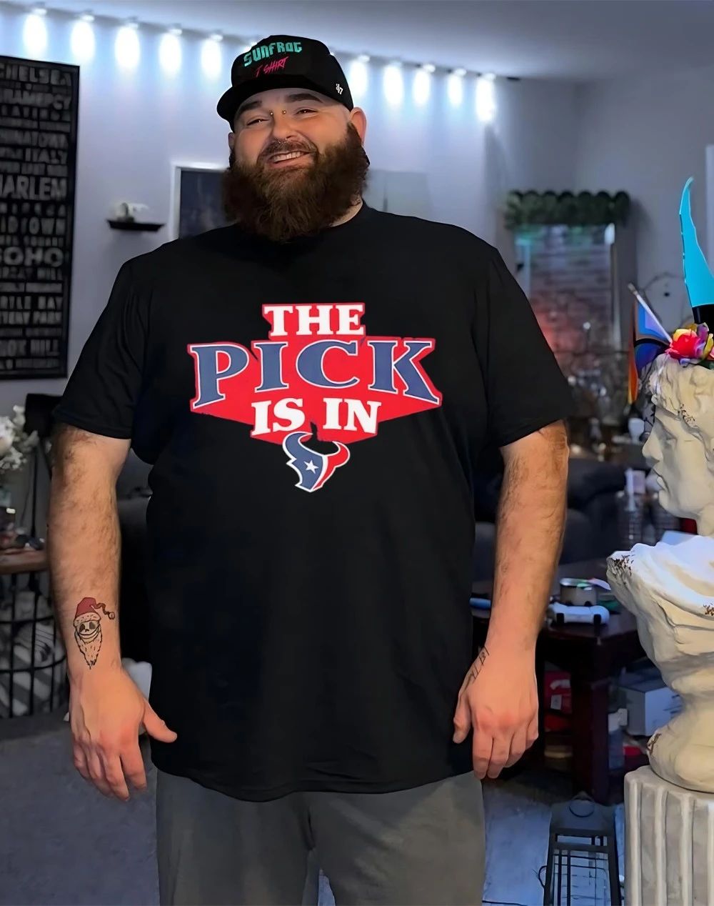 Houston Texans The Pick Is In logo shirt
