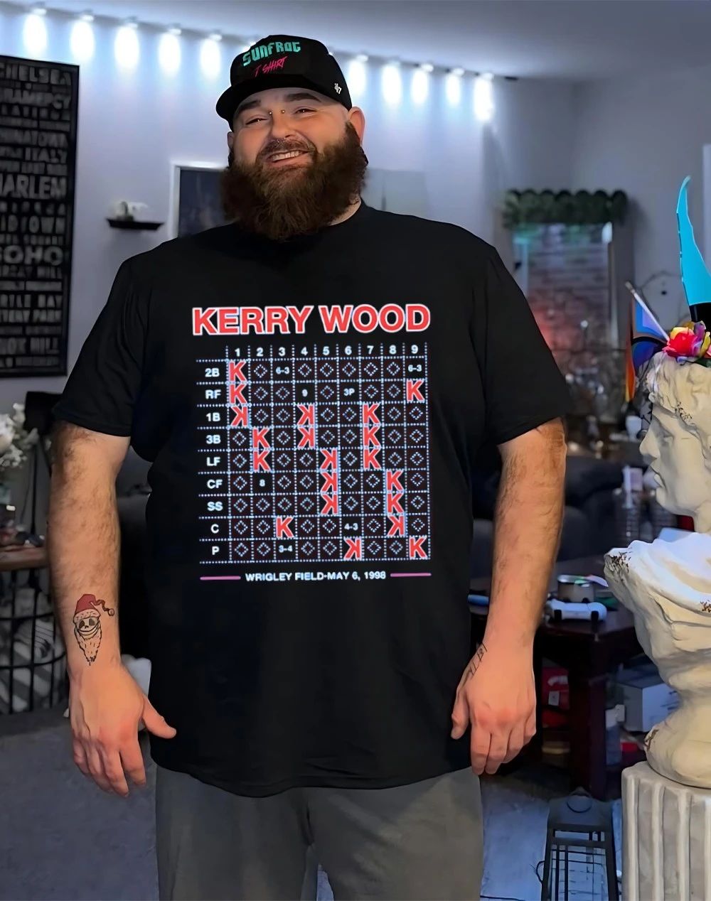 Kerry Wood 20K Scorecard Wrigley Field May 6 1998 Shirt