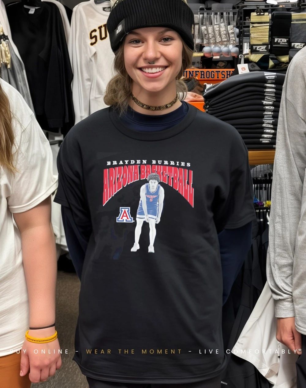 Brayden Burries Arizona Wildcats Retro 90s shirt
