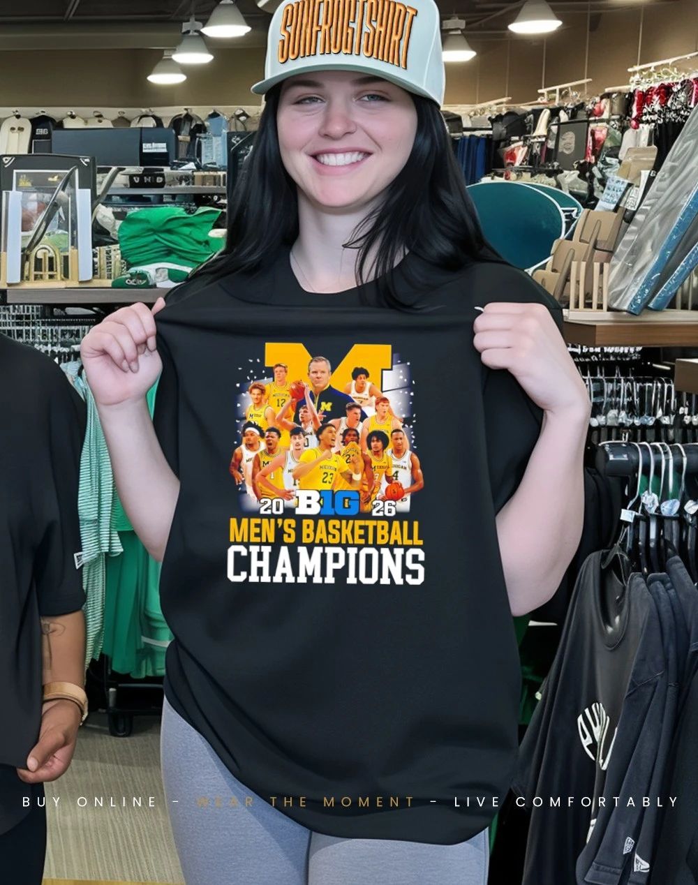 Michigan Wolverines 2026 Big Ten Men’s Basketball Champions graphic shirt