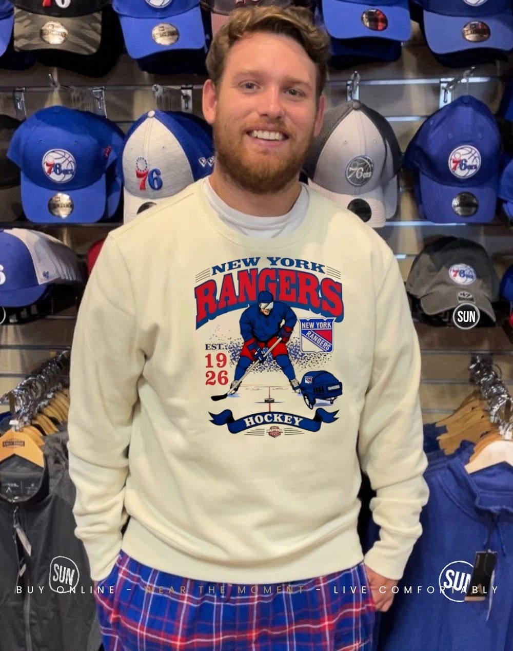 New York Rangers ’47 Foundation shirt