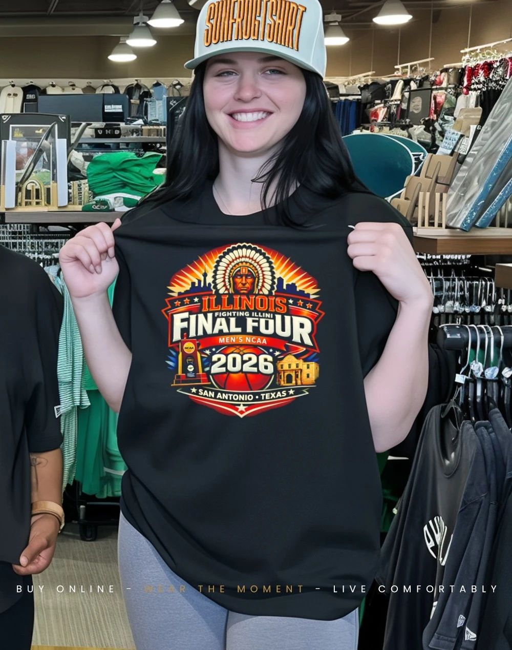 Illinois Fighting Illini Final Four 2026 San Antonio Texas graphic shirt