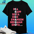 Chicago Names 2026 Pca Happ Seiya Nico Swanson Bregman Shota Shirt