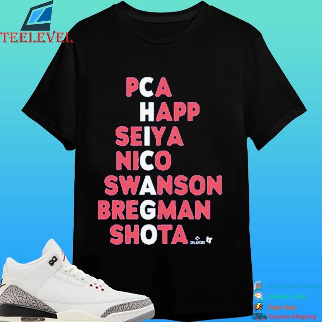 Chicago Names 2026 Pca Happ Seiya Nico Swanson Bregman Shota Shirt